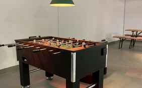 Tischkicker im Fahradkeller